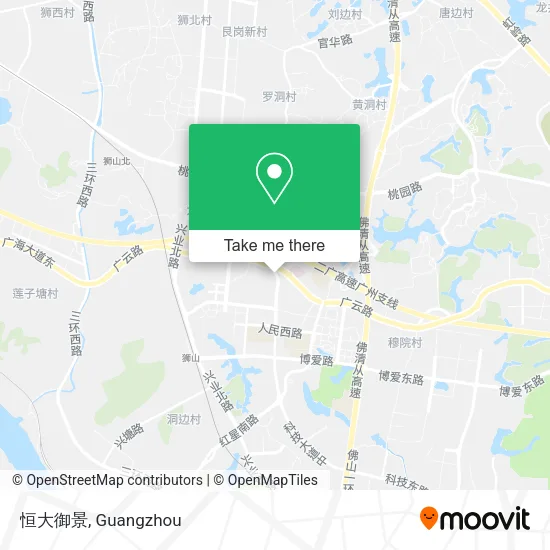 恒大御景 map