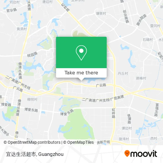 宜达生活超市 map