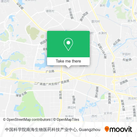中国科学院南海生物医药科技产业中心 map