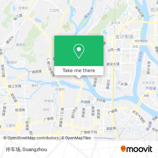 停车场 map