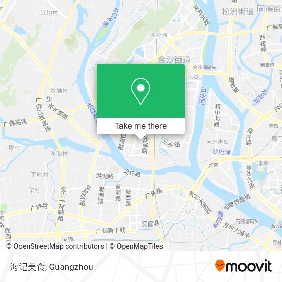 海记美食 map