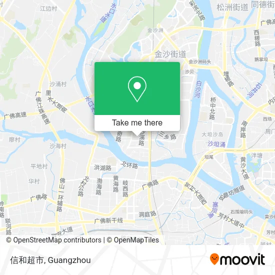 信和超市 map