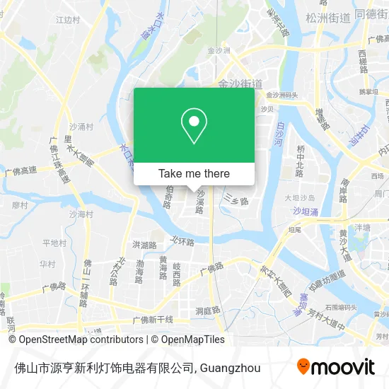 佛山市源亨新利灯饰电器有限公司 map