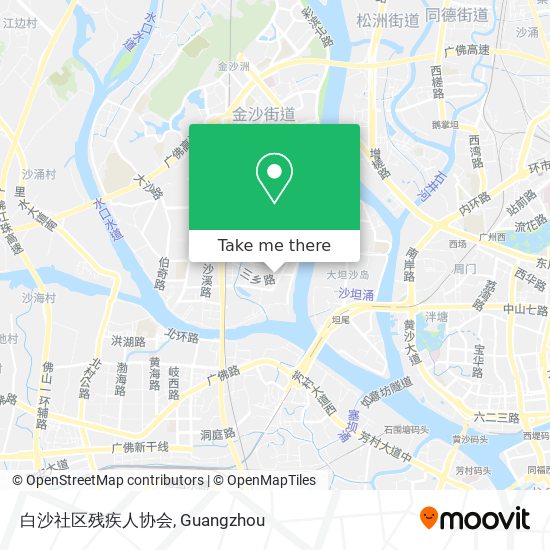 白沙社区残疾人协会 map