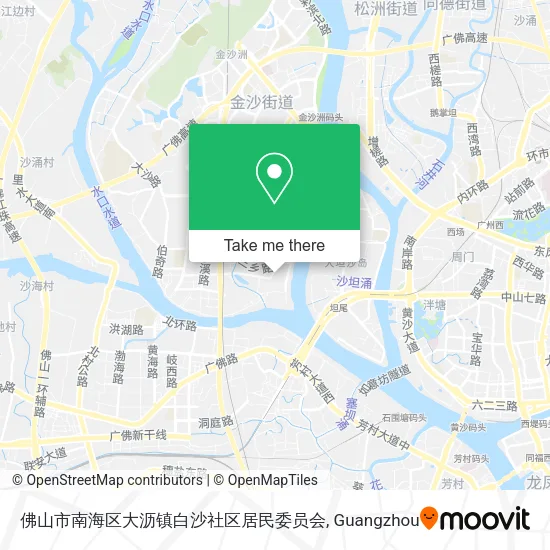 佛山市南海区大沥镇白沙社区居民委员会 map