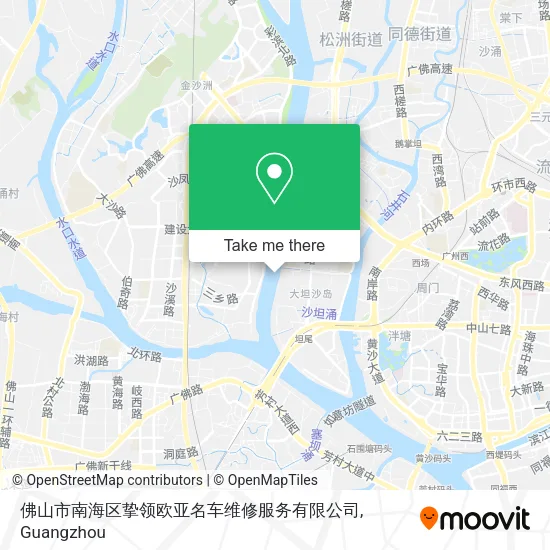 佛山市南海区挚领欧亚名车维修服务有限公司 map
