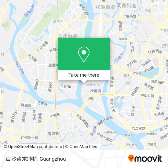 白沙路东冲桥 map