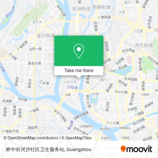 桥中街河沙社区卫生服务站 map