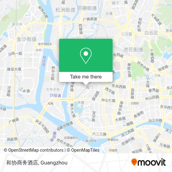 和协商务酒店 map