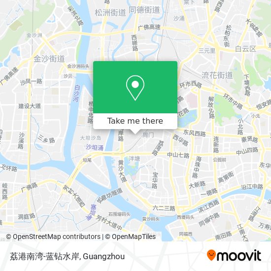 荔港南湾-蓝钻水岸 map