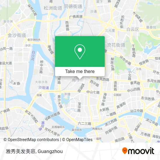 雅秀美发美容 map