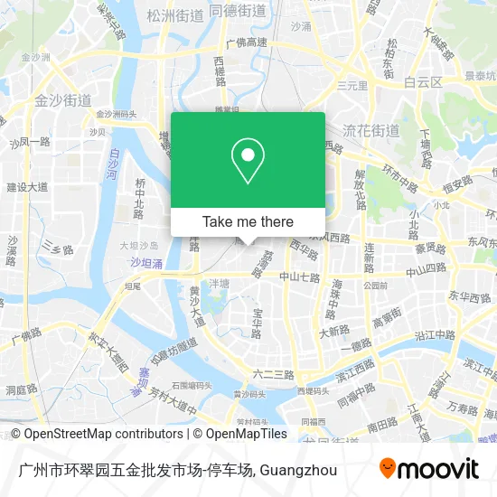 广州市环翠园五金批发市场-停车场 map