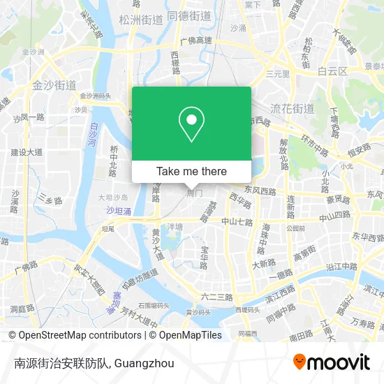 南源街治安联防队 map