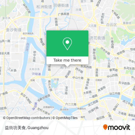 益街坊美食 map