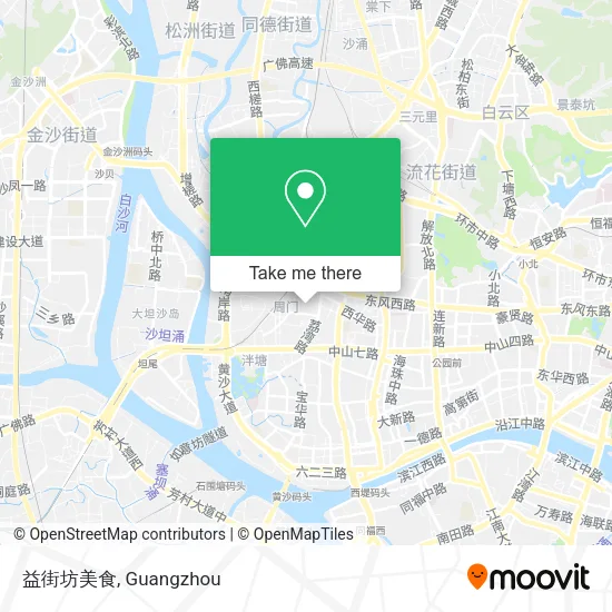 益街坊美食 map