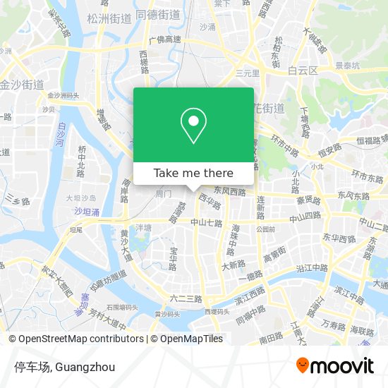 停车场 map