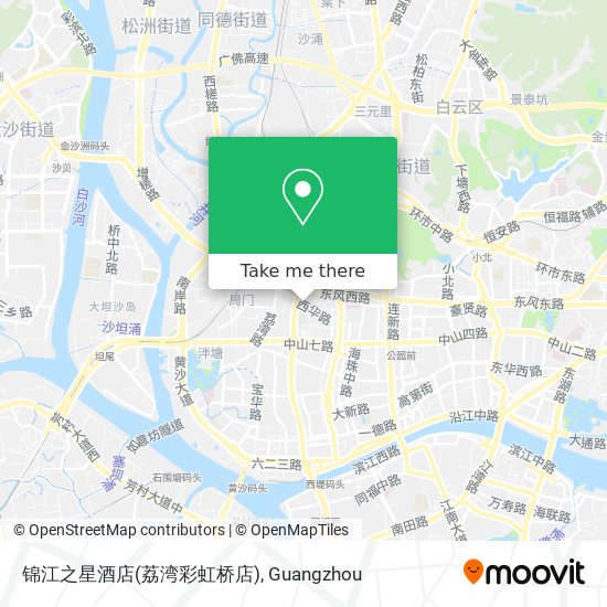 锦江之星酒店(荔湾彩虹桥店) map