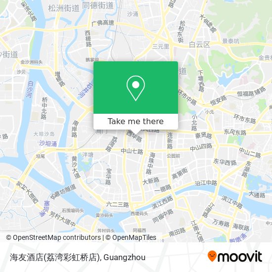 海友酒店(荔湾彩虹桥店) map