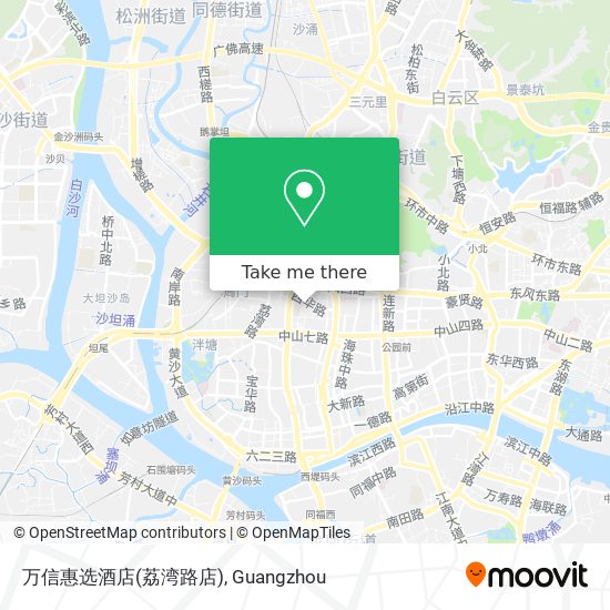 万信惠选酒店(荔湾路店) map