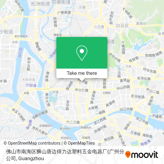 佛山市南海区狮山唐边得力达塑料五金电器厂 map