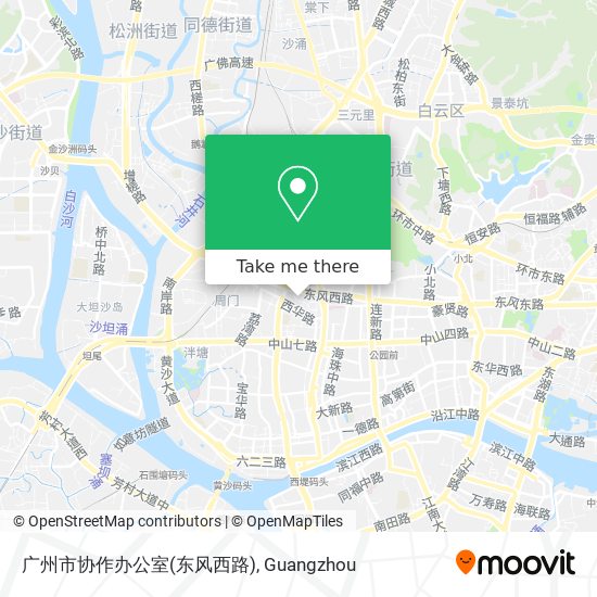 广州市协作办公室(东风西路) map