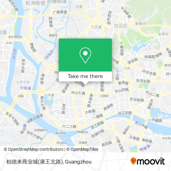 柏德来商业城(康王北路) map