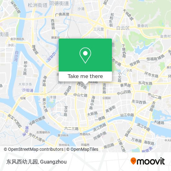 东风西幼儿园 map