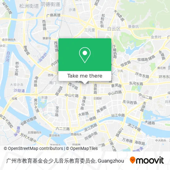 广州市教育基金会少儿音乐教育委员会 map