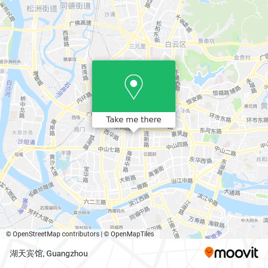 湖天宾馆 map