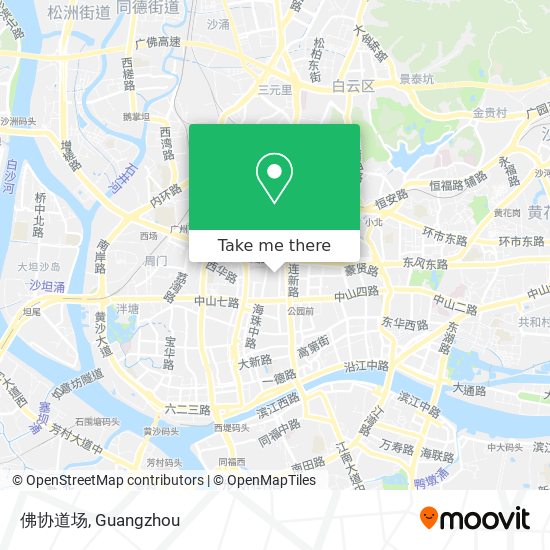 佛协道场 map