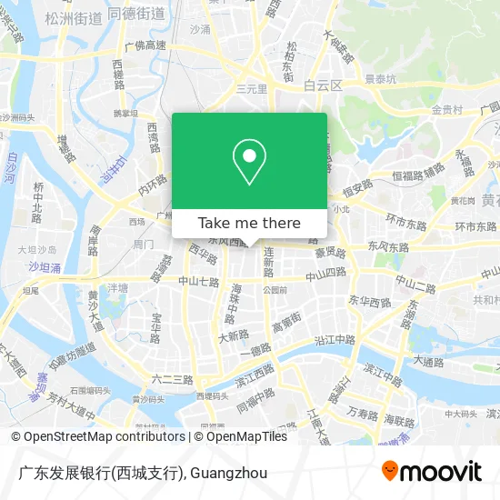 广东发展银行(西城支行) map