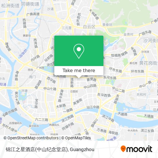 锦江之星酒店(中山纪念堂店) map