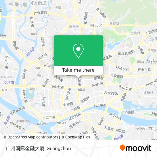 广州国际金融大厦 map