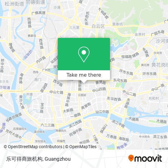乐可得商旅机构 map
