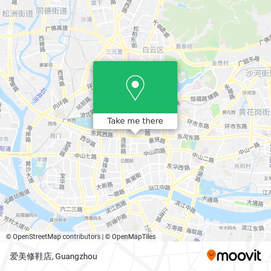 爱美修鞋店 map