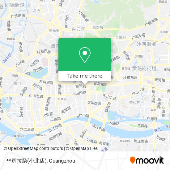 华辉拉肠(小北店) map