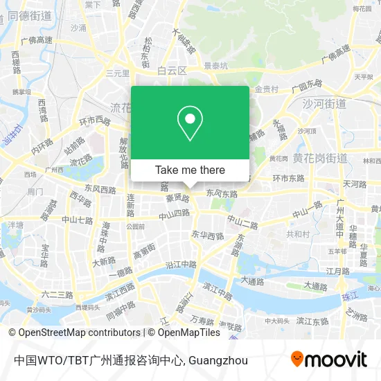 中国WTO/TBT广州通报咨询中心 map