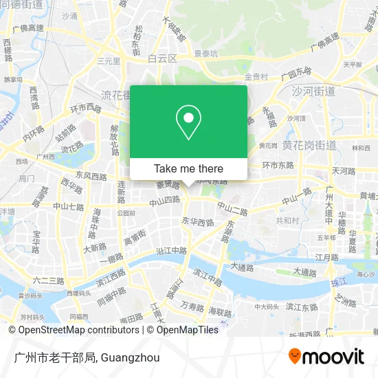 广州市老干部局 map