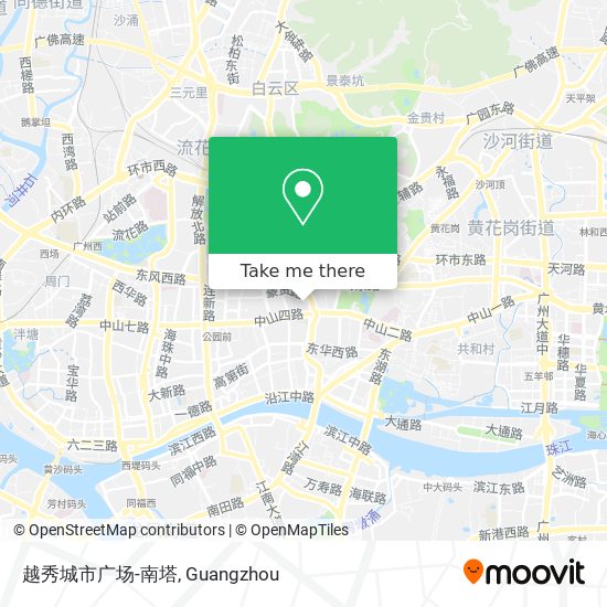 越秀城市广场-南塔 map