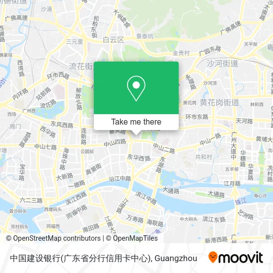 中国建设银行(广东省分行信用卡中心) map