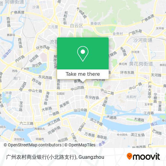 广州农村商业银行(小北路支行) map