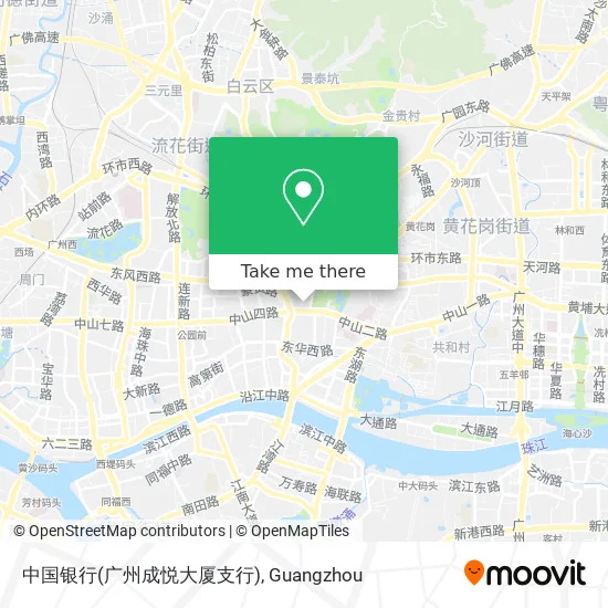 中国银行(广州成悦大厦支行) map
