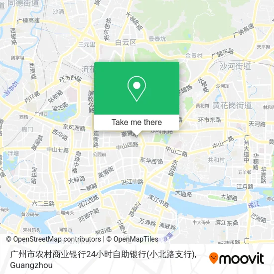 广州市农村商业银行24小时自助银行(小北路支行) map