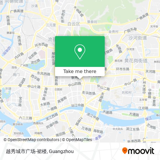 越秀城市广场-裙楼 map