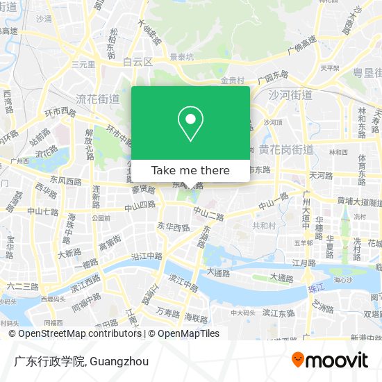 广东行政学院 map
