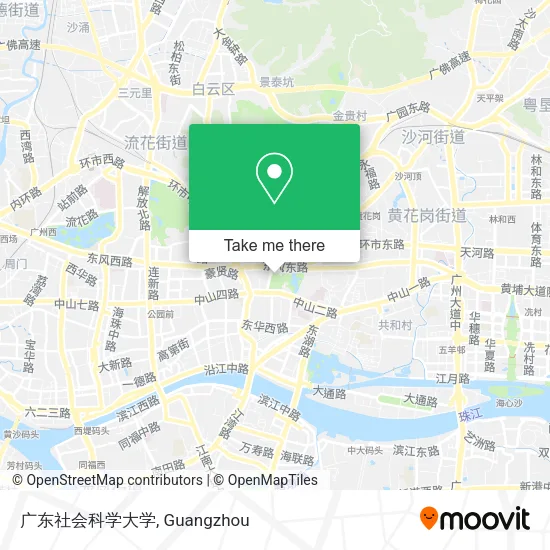 广东社会科学大学 map