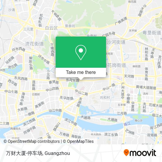 万财大厦-停车场 map