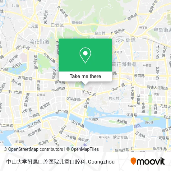 中山大学附属口腔医院儿童口腔科 map