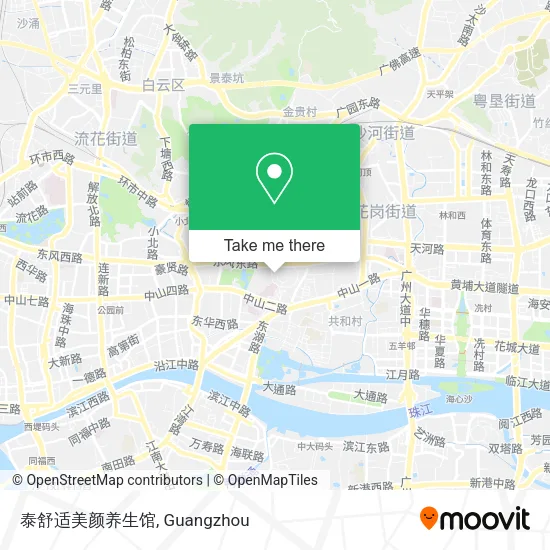 泰舒适美颜养生馆 map