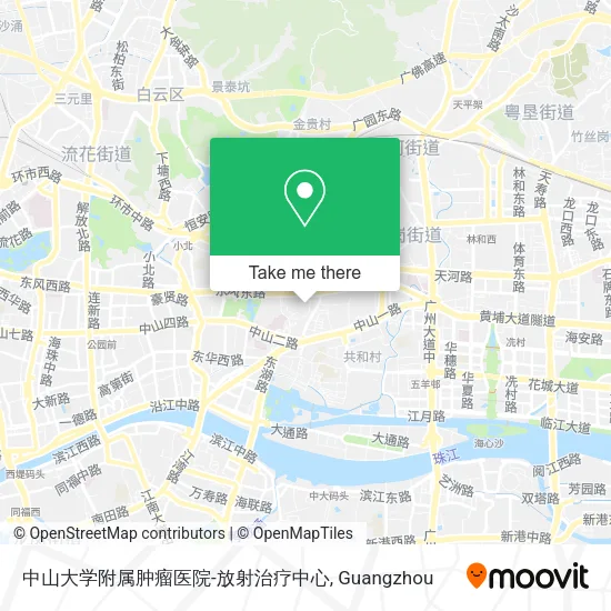 中山大学附属肿瘤医院-放射治疗中心 map